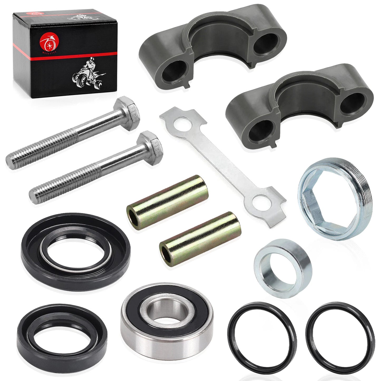 Bushing Bolt Bearing Seal Holder Nut Kit for Yamaha Warrior 350 YFM350 (1987-2004)
