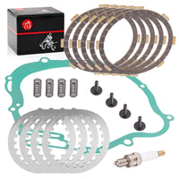 Clutch Friction Steel Plates Kit w/ Gasket Springs for Yamaha TTR125 (2000-2004)