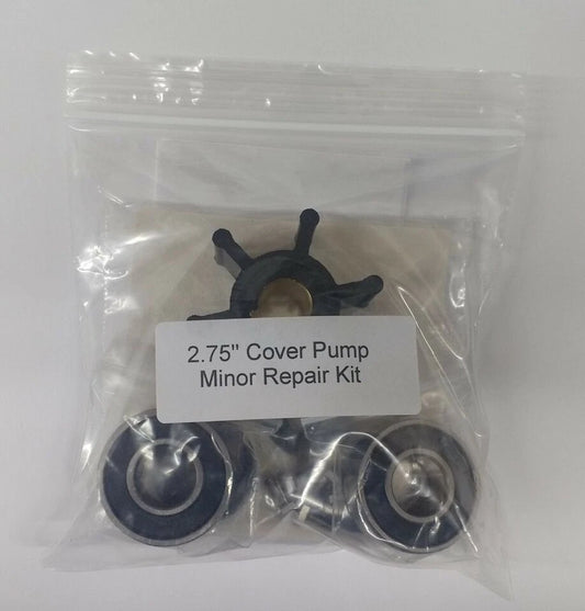 Sea Water Pump Repair Kit for Yanmar 3GM/3GMF/3GM30F (2.75" OD Gasket)
