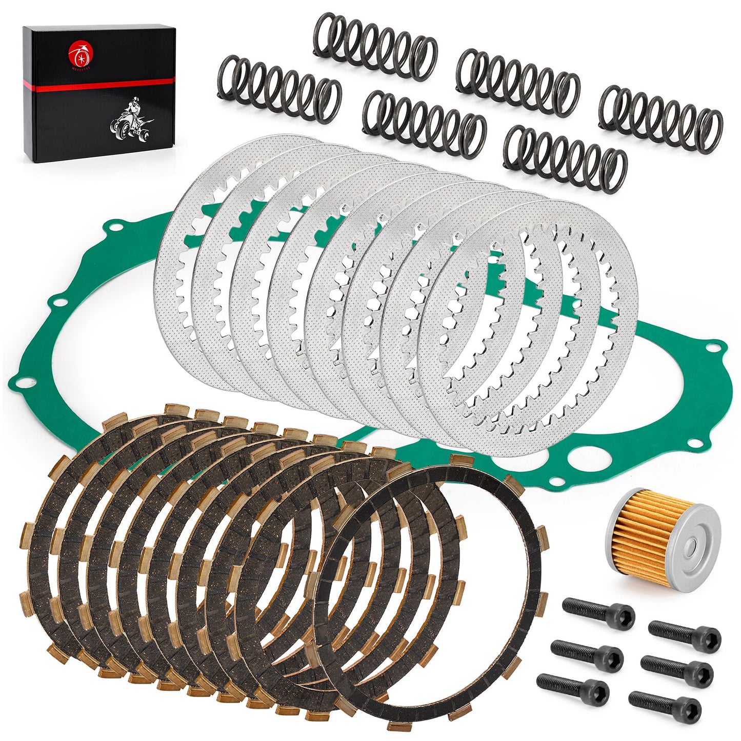 LTZ400 for Suzuki QuadSport Z400 Heavy Duty Clutch Friction Plates & Gasket Kit