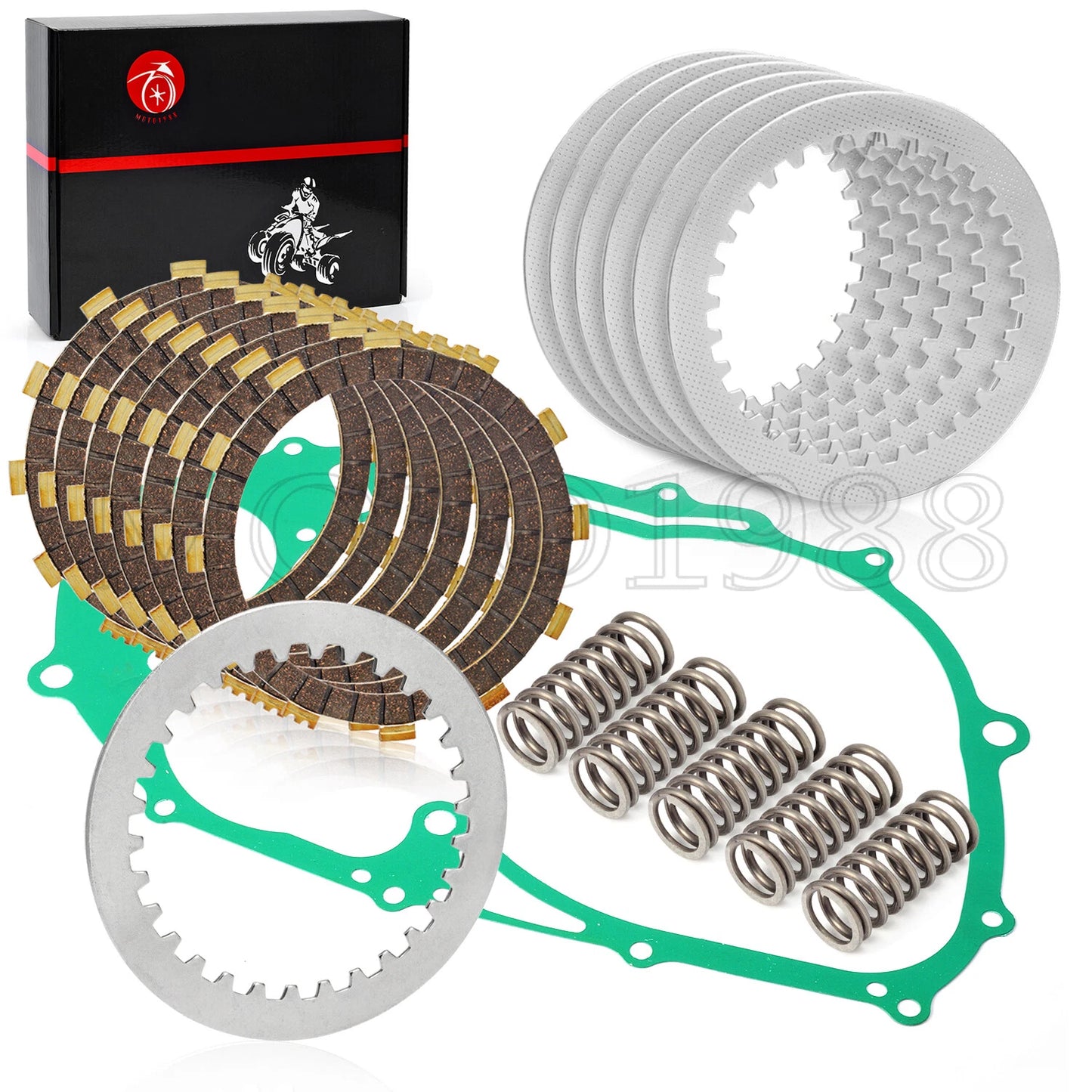 Clutch Kit Heavy Duty Springs & Gasket for Yamaha V Star 650 XVS650 1998-2016