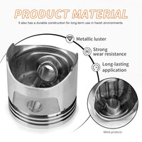 Piston Gasket Kit for Club Car Gas Golf Cart 341cc Engine 1986-1991