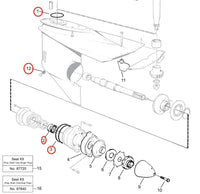 Lower Gearcase Propeller Shaft Oil Seal for Volvo Penta