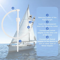 Marine Lower Unit Gear Oil Pump Kit for Mercury Outboard 40-60HP