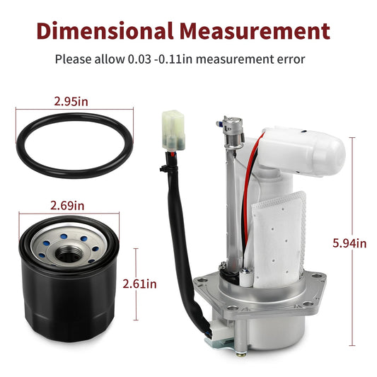 Fuel Pump Oil Filter for Kawasaki Versys 650/Ninja 650R/ER-6n (2006-2018)