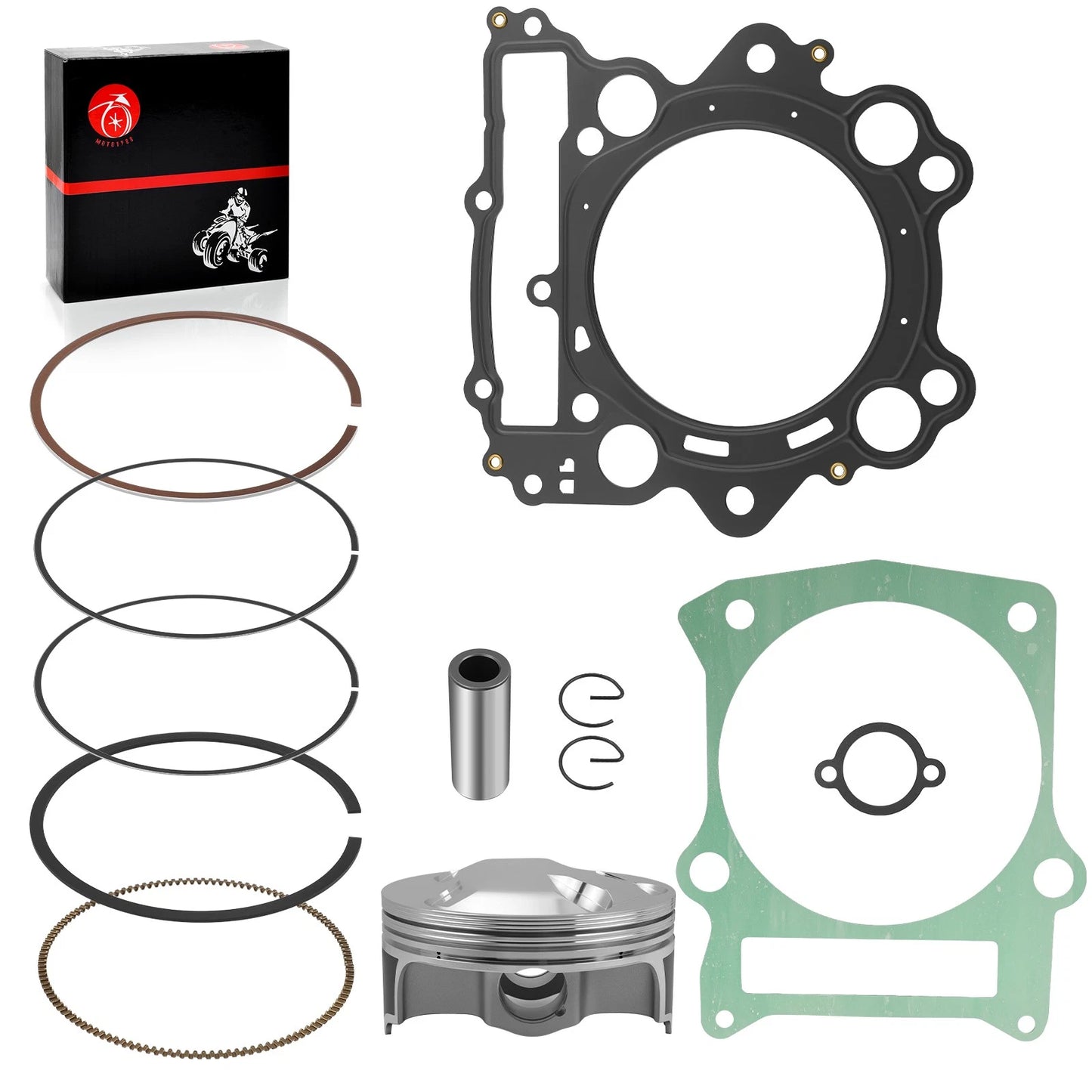 Oversized 102mm Piston & Gasket for Yamaha Rhino 660 YXR660 (2004-2007)