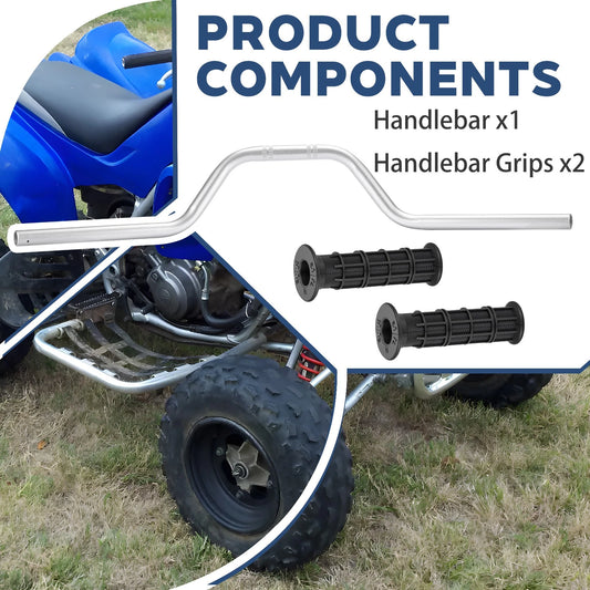 Handlebar Grip & Bar for Yamaha Raptor 660R YFM660R 2001-2005