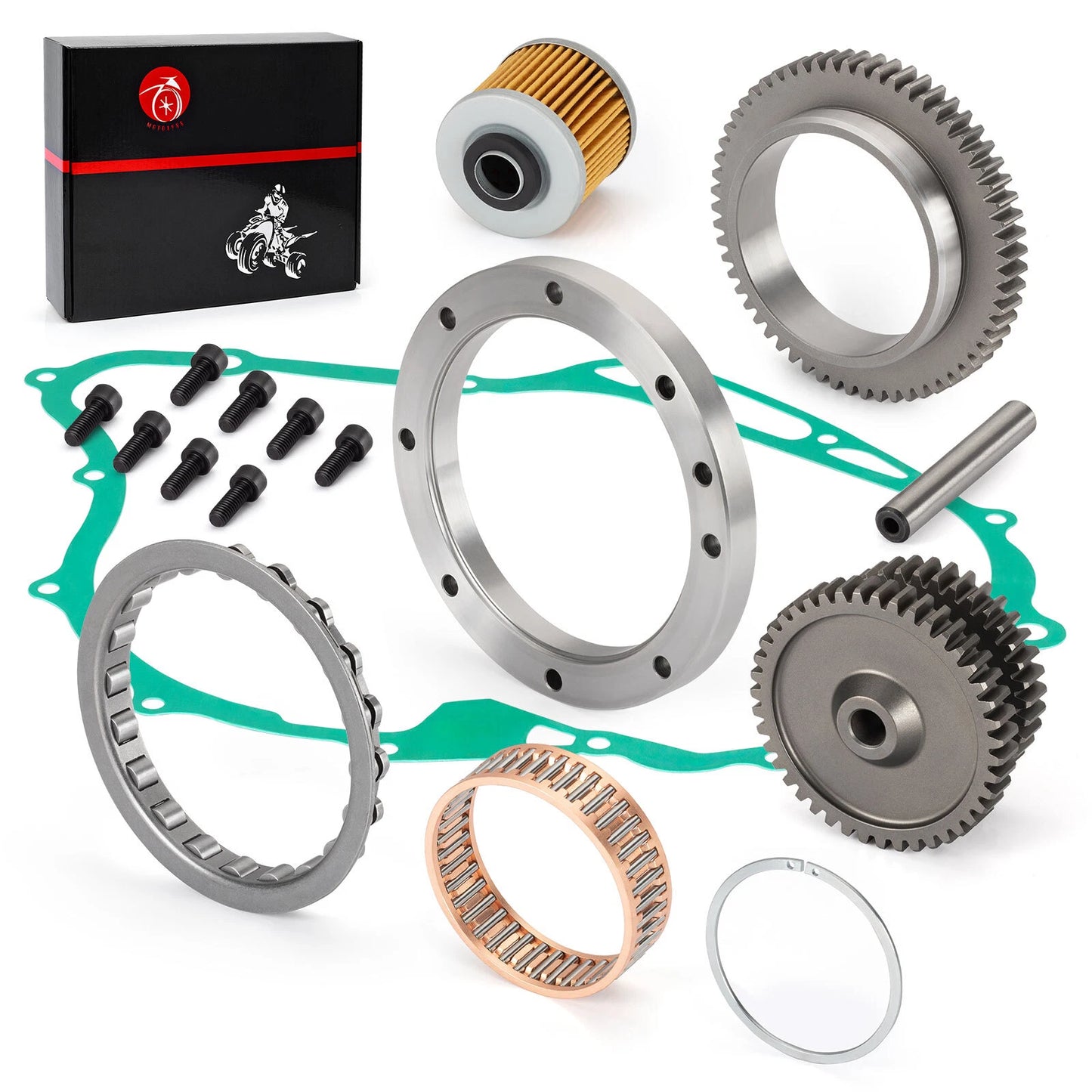 Starter Clutch Idler Gear Shaft Gasket for Yamaha V-Star 1100 XVS1100 (1999-2009)