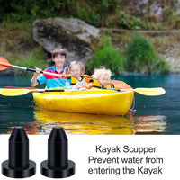 Handy Rubber Drain Hole Stoppers for Kayak/Canoe/Fishing Boat (2 Pack)