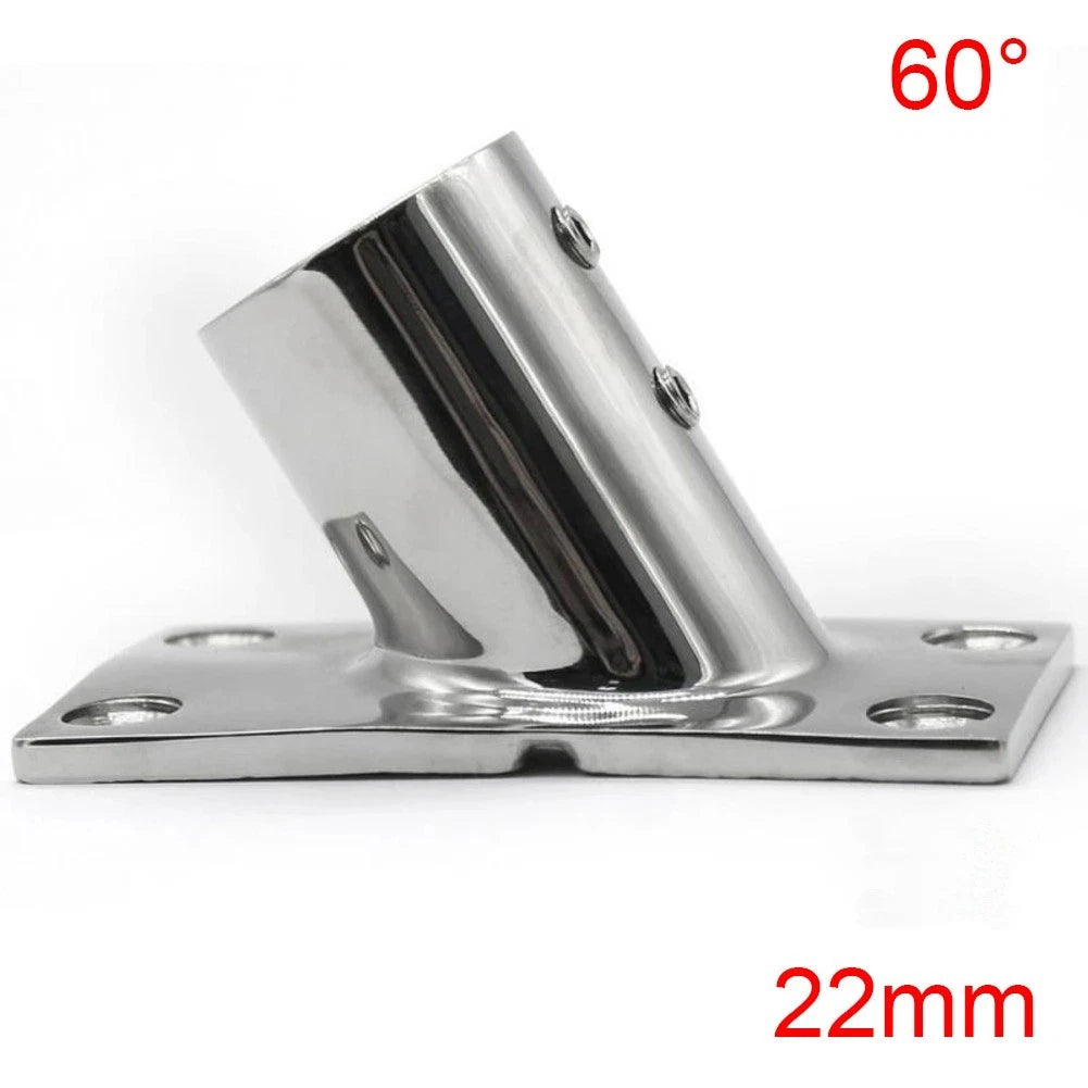316 Marine Grade Stainless Steel Pipe Seat 60° Square Bottom for Boat