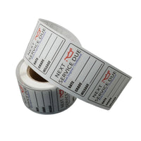 Oil Change Stickers 200 Pcs Next Service Due Reminder for All Vehicles