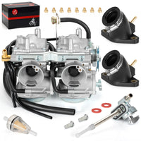 Carburetor Fuel Petcock Intake Manifold for Yamaha V-Star 650 XVS650 98-14