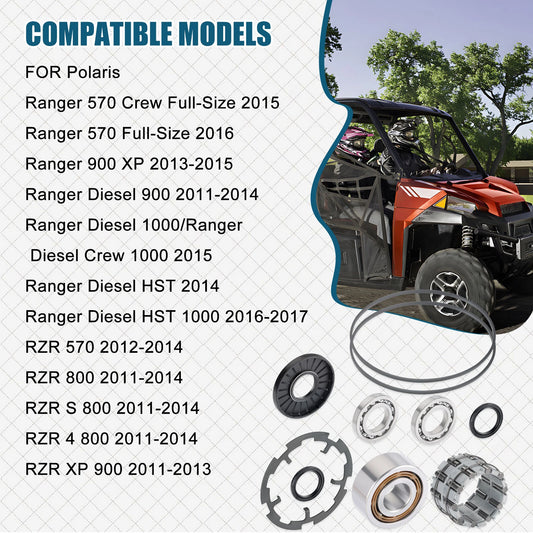 Front Differential Bearing Roll Cage Sprague for Polaris Brutus/Sportsman/ACE