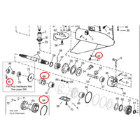 Lower Gearcase Oil Seal Kit for OMC Cobra V6/V8 (320862, 0777380, 0335325)