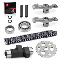 Timing Cam Chain Gear Bearings Kit + Camshaft Rock Arm for Yamaha Big Bear 350