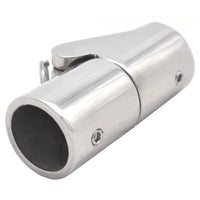 316 Stainless Steel Boat Tube Connector, Polished, Folding Design