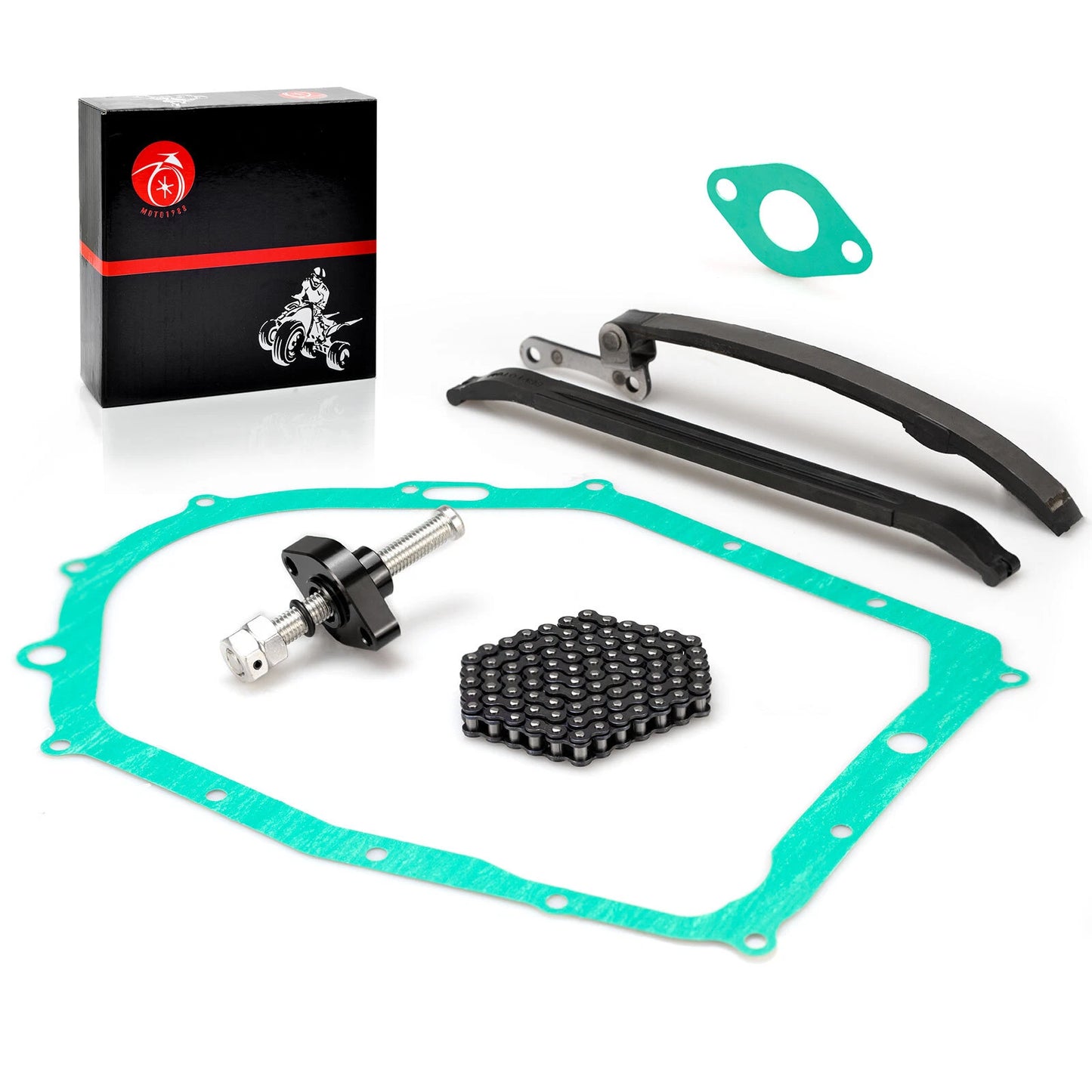 Cam Timing Chain Guides Tensioner Gasket for Yamaha Warrior 350 YFM350 1987-04