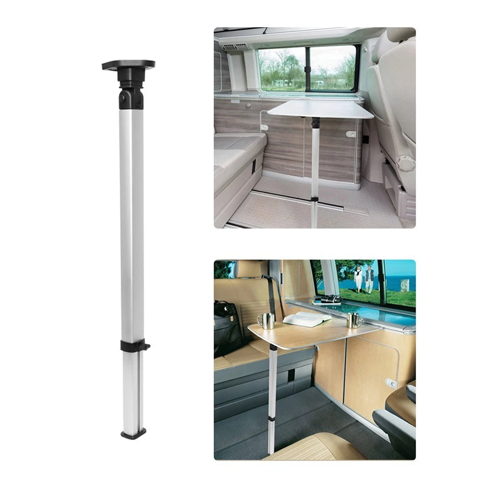 Foldable Aluminum Table Leg Adjustable Height 520-770mm for RV/Boats