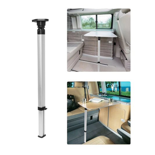 Foldable Aluminum Table Leg Adjustable Height 520-770mm for RV/Boats