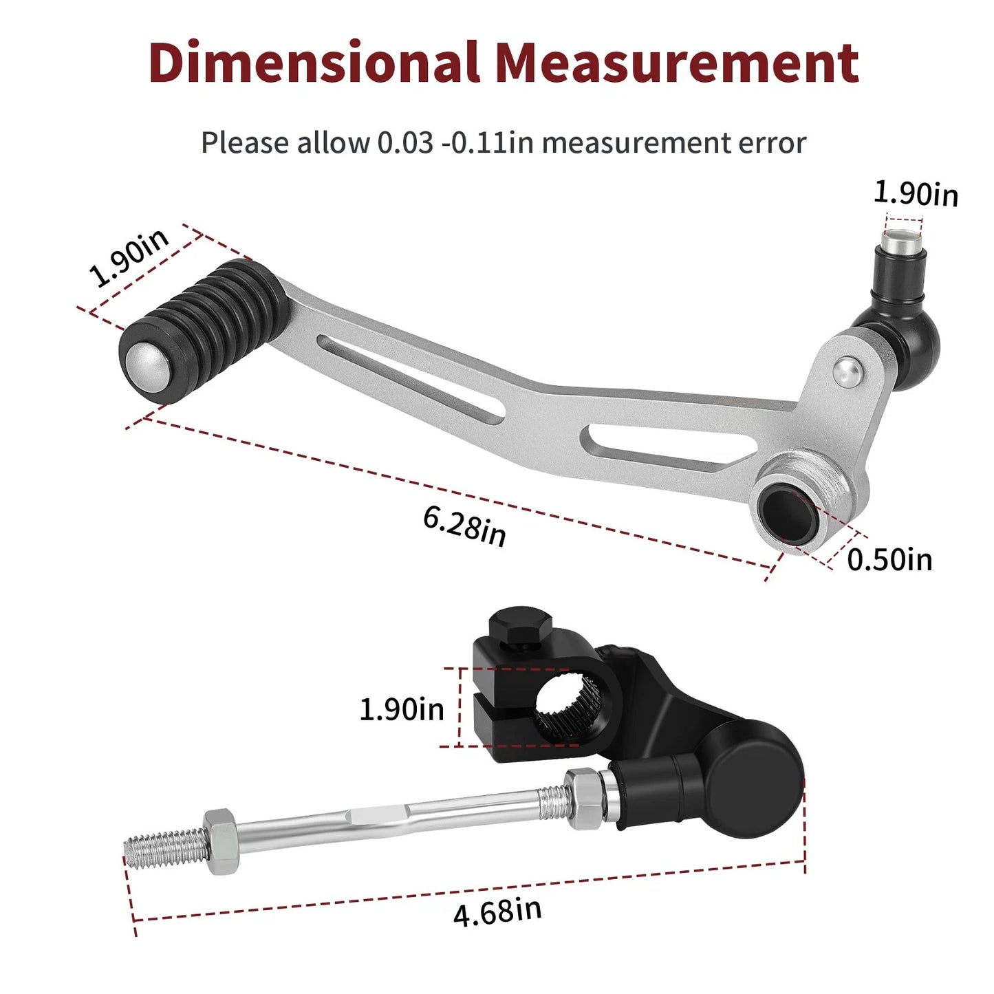 Shift Lever Gear Shifter Pedal for Kawasaki Z400 ABS ER400 (2019-2024)