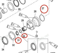 Lower Unit Gearcase Seal Kit for Mercury 225/250 EFI (2000-2005)