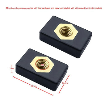 compare product 26Pc Sliding Nut Kit for Track Rail Installation on Boats/Kayaks